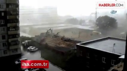 Rüzgar Çatıyı Böyle Uçurdu