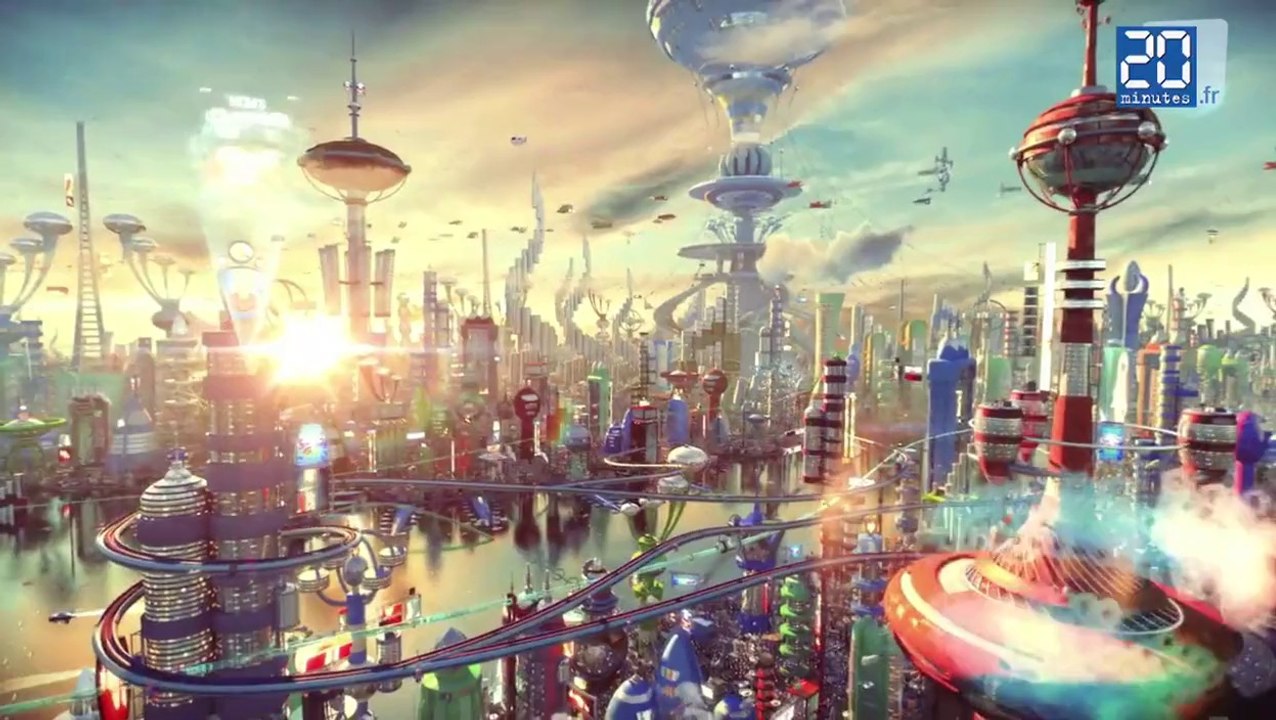 Il reproduit la ville de Futurama en 3D