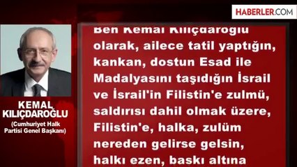 Kılıçdaroğlu'ndan Erdoğan'a: Boynuna Takılan Yahudi Madalyasını Çıkar