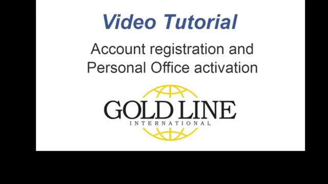 Video tutorial Gold Line International