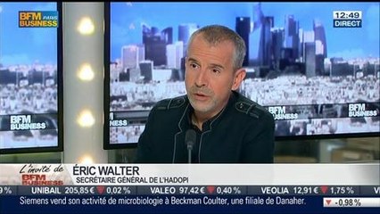 Éric Walter, Hadopi, dans l'invité de BFM Business – 17/07