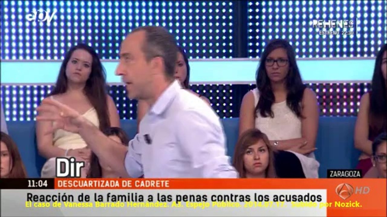El caso de Vanessa Barrado Hernández. A3. Espejo Público. 2014.07.17