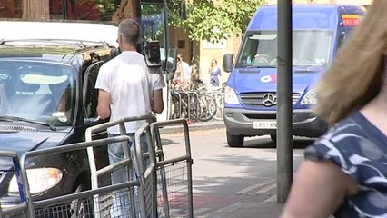 Grim-faced Tulisa arrives in court for drugs trial