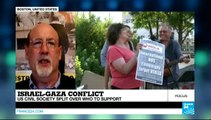Israel-Gaza conflict: US civil society divided over who to support