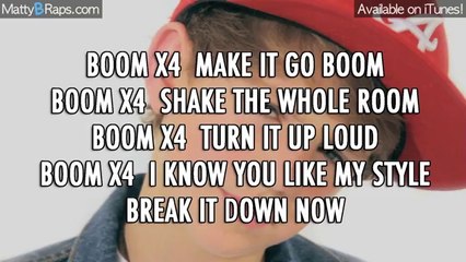 MattyB - Turn It Up (Lyric Video Original)