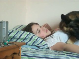 My brown-noser German Shepherd