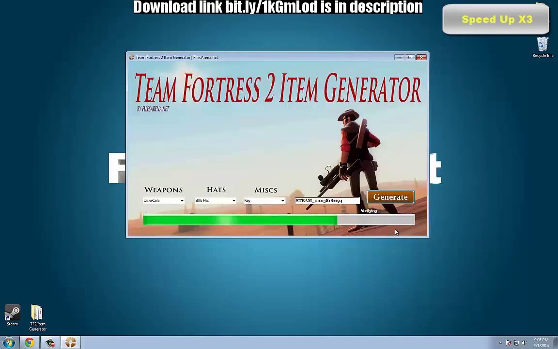 Team fortress 2 hack item generator cheat tf2 2014 video dailymotion