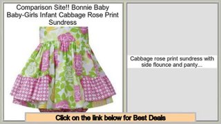 Online Shopping Bonnie Baby Baby-Girls Infant Cabbage Rose Print Sundress