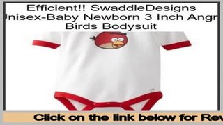 Deals Today SwaddleDesigns Unisex-Baby Newborn 3 Inch Angry Birds Bodysuit