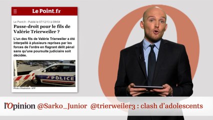 Tweetclash : @Sarko_Junior  @trierweiler3 : clash d’adolescents
