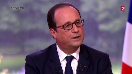 Le lapsus de François Hollande alors qu'il évoque Nicolas Sarkozy et sa mise en examen [14.07.2014]