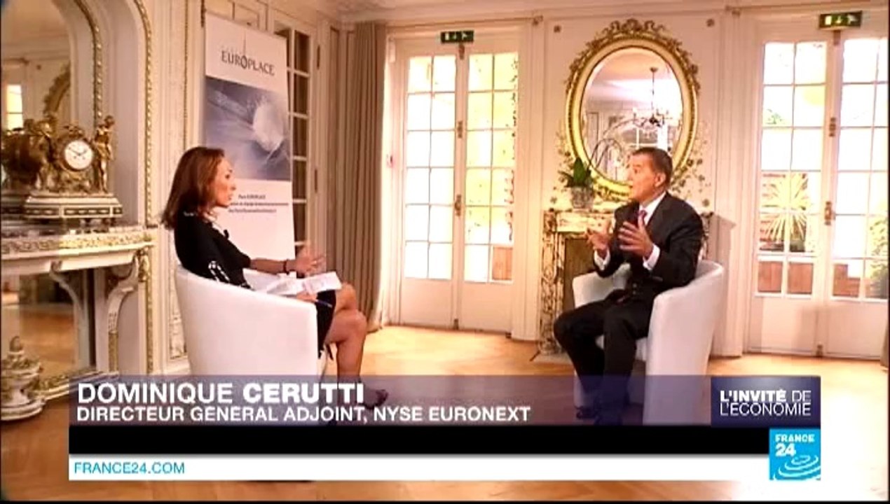 L'invité de l'économie - Dominique Cerutti, directeur-général d'Euronext