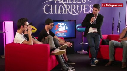 Vieilles Charrues. Skip The Use : "On veut secouer les Bretons !"