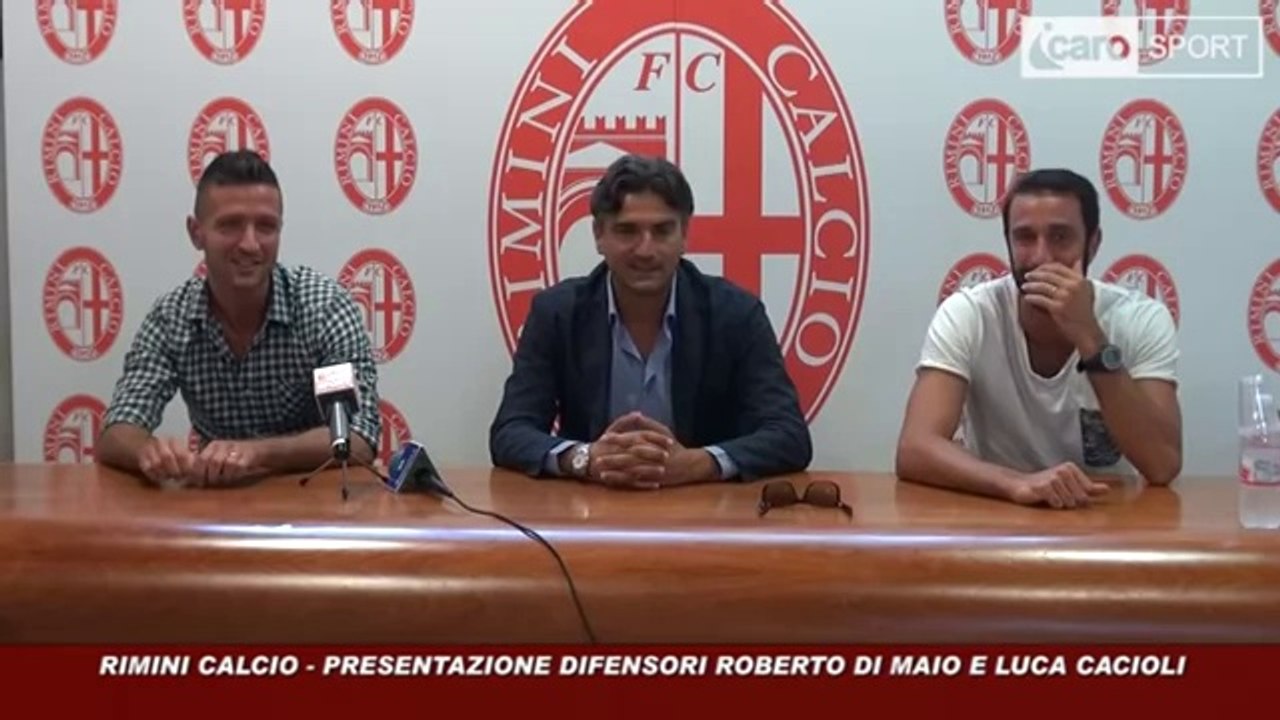 Icaro Sport. Rimini Calcio: tutto sul mercato e presentazioni Di Maio e Cacioli