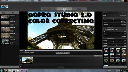 GoPro Tutorial: GoPro Studio 2.0 Easy Color Correcting