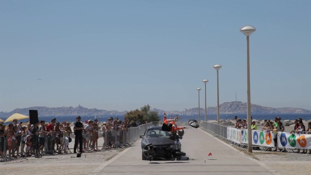 Exercice de crash test à l'Escale Borely