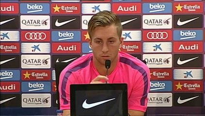 Barça trains and welcomes back forward Gerard Deulofeu