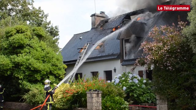 Pont-l'Abbé. Le feu ravage une maison