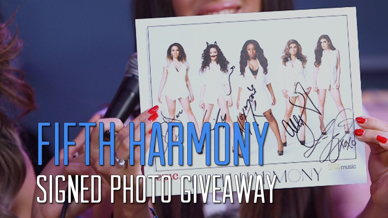 Fifth Harmony Signed Photo Giveaway