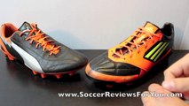 Puma evoSPEED 1 K VS Adidas F50 adizero miCoach Leather - Comparison