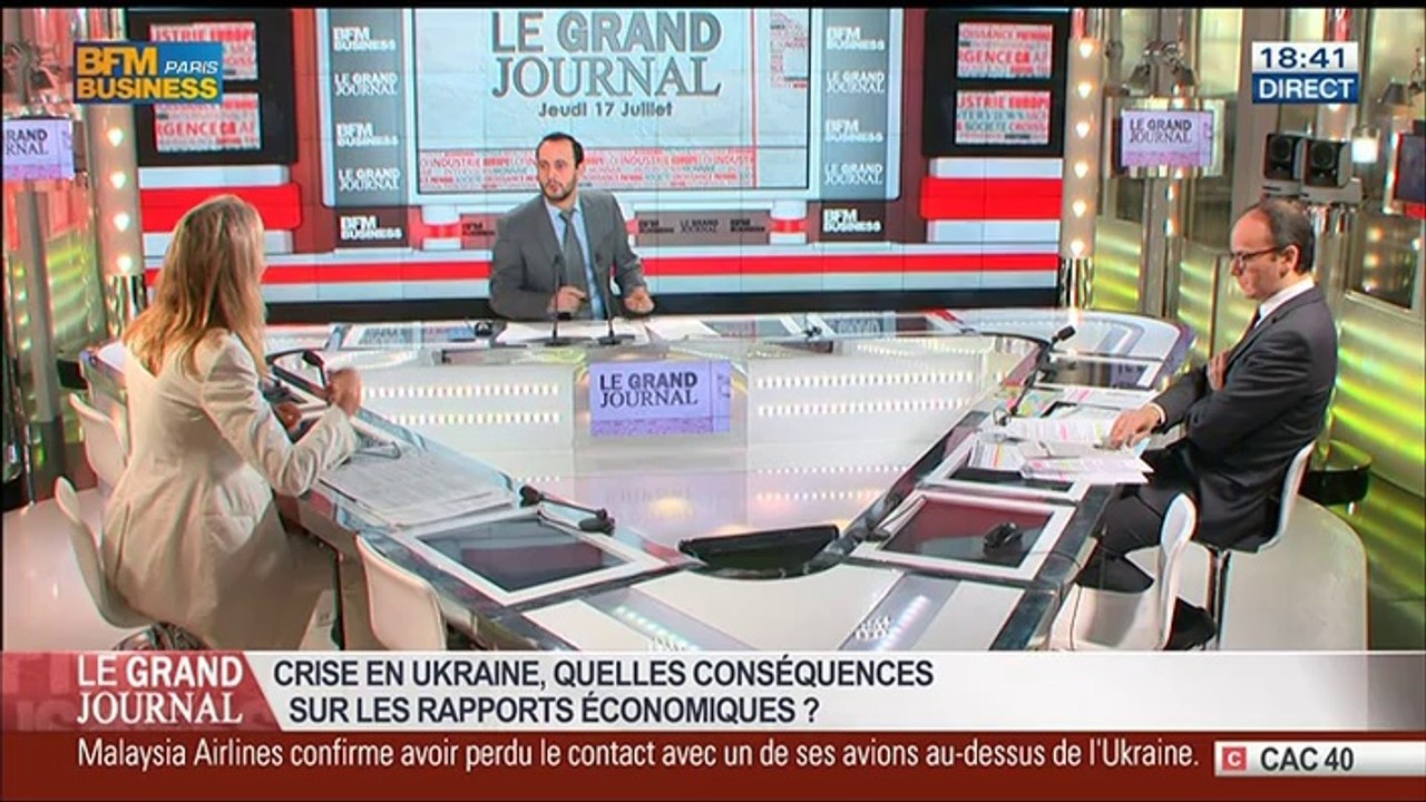 Pascale Joannin et et Benaouda Abdeddaïm, dans Le Grand Journal – 17/07 3/7