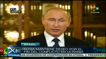 Rusia ha estado a favor de la solución pacífica de la crisis ucraniana