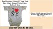 Comparison Shopping I Love NY New York Baby Infant Screen Printed Heart Bodysuit Gray