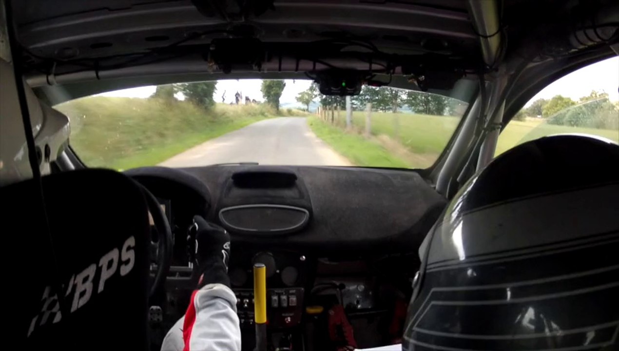 RALLYE DU ROUERGUE 2014 ES 10 LUC MOYRAZES CLIO R3