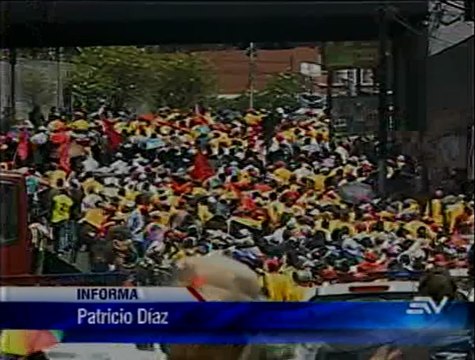 Sindicalistas marcharon en Quito por reformas al Código de Trabajo