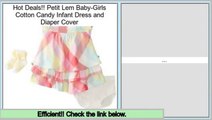 Daily Deal Petit Lem Baby-Girls Cotton Candy Infant Dress and Diaper Cover