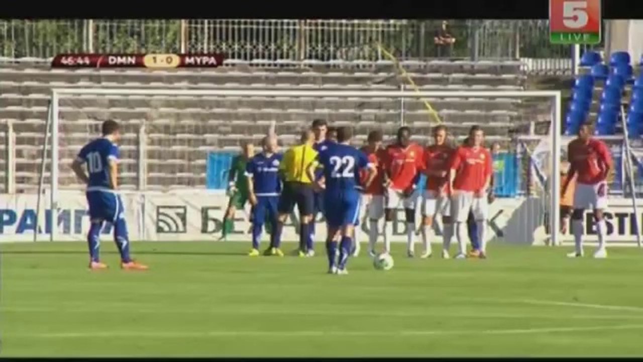 Лига Европы. 2-й раунд квалификации. Динамо Минск - МЮПА, 3-0. Матч 17.07.2014