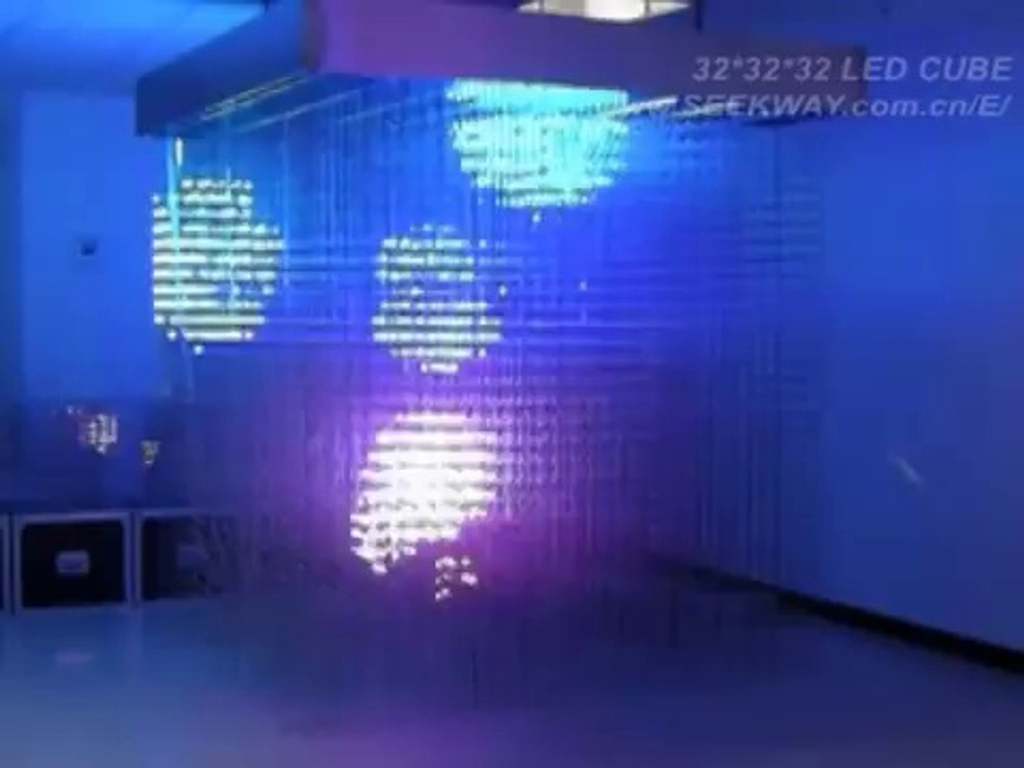 CUBE 3D RGB 32X32X32 - Vidéo Dailymotion