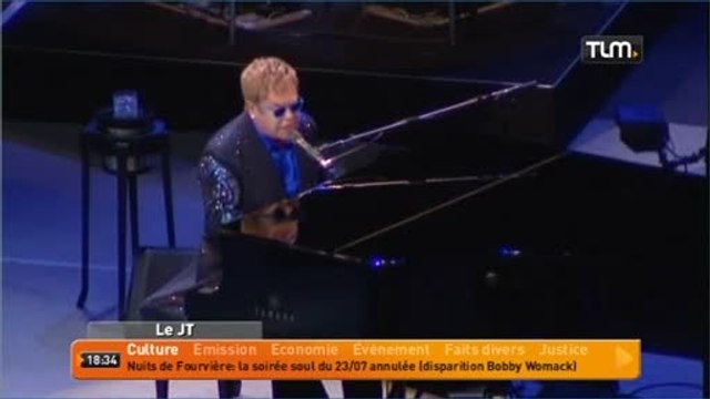 Elton John en concert aux Nuits de Fourvière