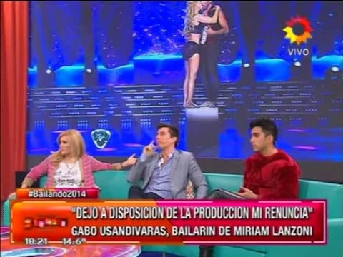 Pronto.com.ar Gabo Usandivaras se quiere ir de 'Showmatch'