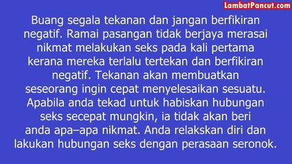 Tips Melakukan Hubungan Seks Kali Pertama Pada Malam Pertama - YouTube