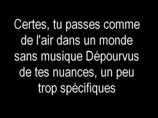 Coeur de Pirate - Fondu au Noir (Lyrics / Paroles)