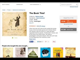The Book Thief by Markus Zusak Audiobook Download
