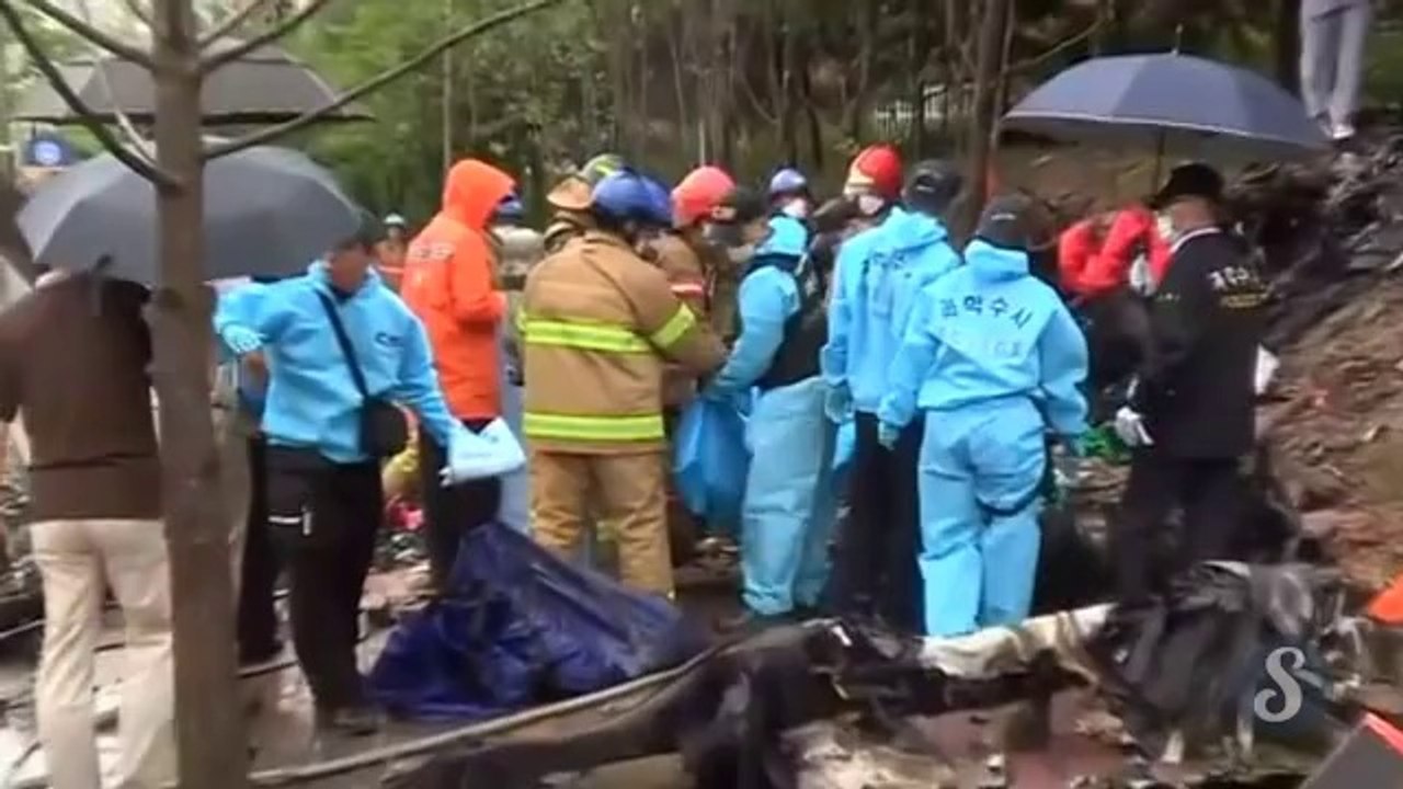 Crash d'un hélicoptère en Corée!