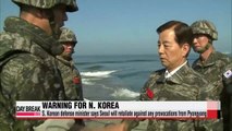 S. Korean defense minister says military will retaliate against any future provocations from North