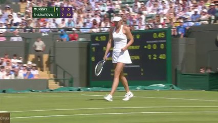 Wimbledon 2014 1st Round Highlight Maria Sharapova vs Samantha Murray