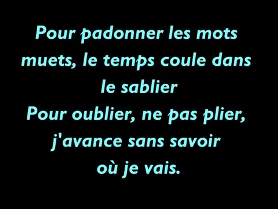 Zaho - Tourner la page (Lyrics / Paroles) - Vidéo Dailymotion