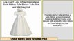 Deals Site Long White Embroidered Satin Ribbon Tulle Bodice Tulle Skirt and Matching Hat