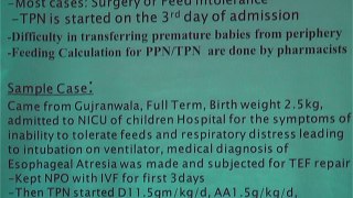 ICHN-2014 Clinical and Therapeutic Nutrition Comparison of the nutrition support given to mature babies in neonatal intensive  care unit at American and  Masooma Tasneem Zafir Ali