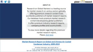Market Research Report on Global and Chinese Air Cooled Condenser Industry, 2009-2019