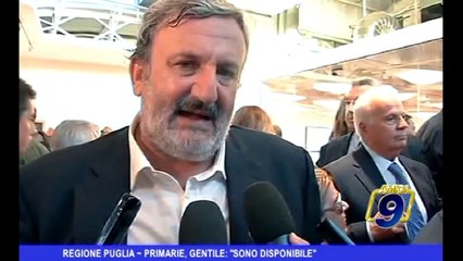 Download Video: REGIONE PUGLIA | Primarie, Gentile: sono disponibile