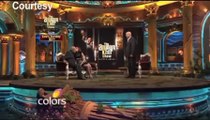 Alia with Mahesh Bhatt in 'The Anupam Kher Show'