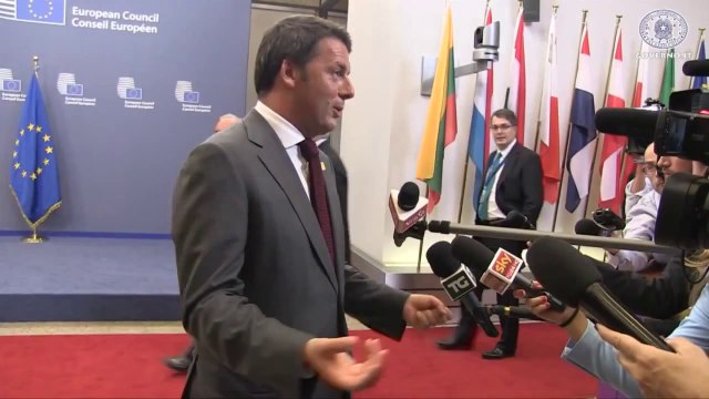 Bruxelles - Dichiarazioni alla stampa di Renzi (16.07.14)