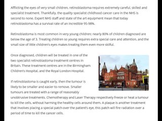 Brian Barso – How is Retinoblastoma Treated?