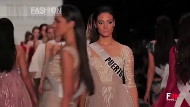 MISS UNIVERSE for TONY WARD COUTURE Fashion Show Moscow 2013 by Fashion Channel