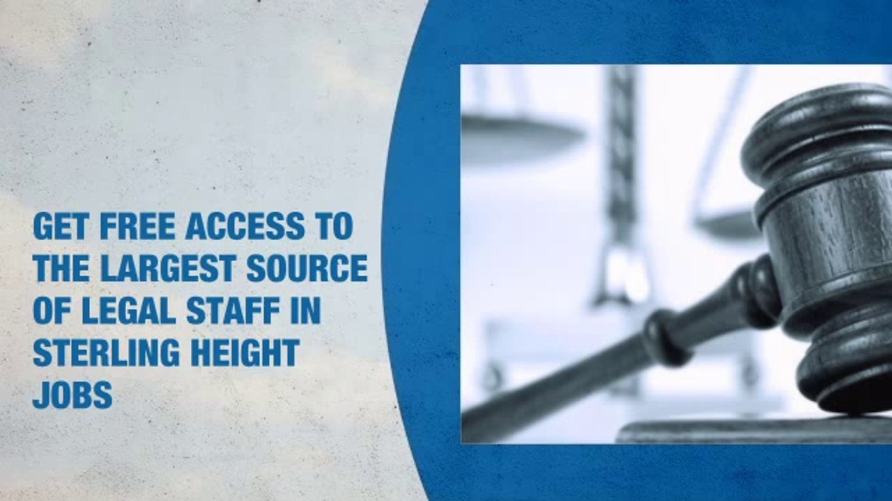 Legal Staff Jobs in Sterling Heights